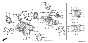 VTX1800S1 Крышка головки цилиндров