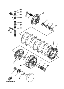 YZ125J YZ125 Бендикс
