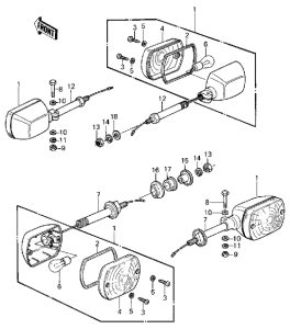 KZ250 Поворотники