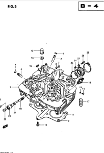 GS450 Головка цилиндров