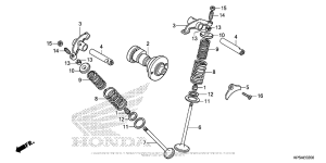 Распределительный вал и клапана