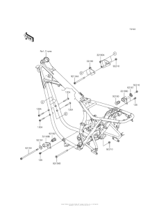 EJ800 Крепление двигателя