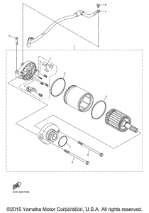 YZF-R1M Стартер