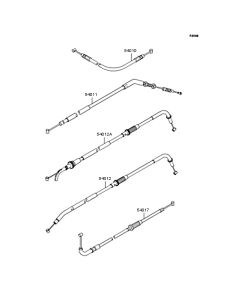 ZR1000 Тросы управления