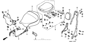 GL1500CD Сиденье