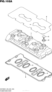 GSX-R600 Крышка головки цилиндров