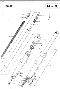 GS450 Вилка передней оси