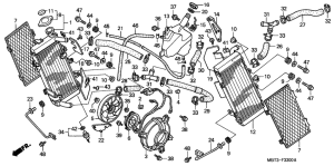 XL1000V Радиатор