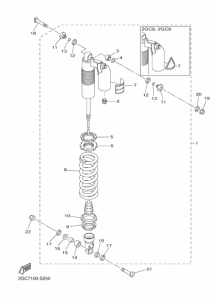 WR450F Задняя подвеска