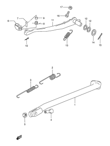 DR350 Подножки