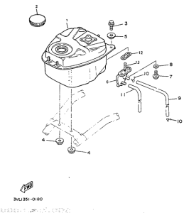 CW50 Топливный бак