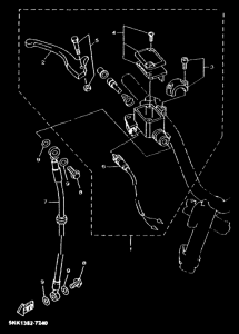 YN100 Передний тормозной цилиндр