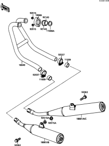 EX250 Глушитель