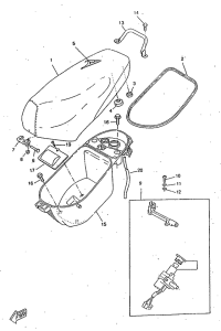 CW50RSX Сидение