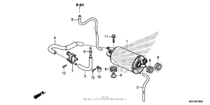 CB1100 (ABS) Канистра осушителя