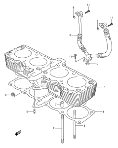 GSX750 Цилиндр