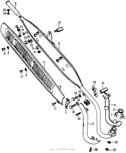 CT70 Глушитель