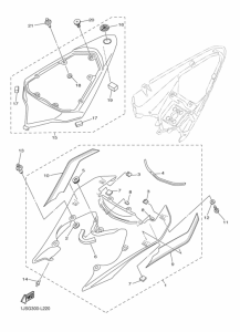 YZF-R6 Боковые обтекатели