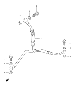 XF650 Труба масляная