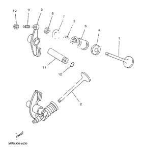 YP125D Клапана