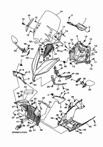 XP500A ウインドシールド
