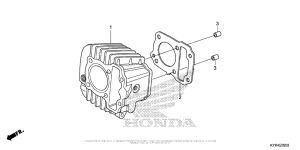 CRF110F Цилиндры
