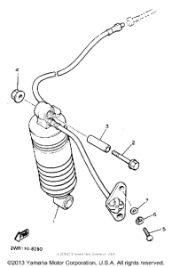 XVZ12DWC Амортизаторы задние