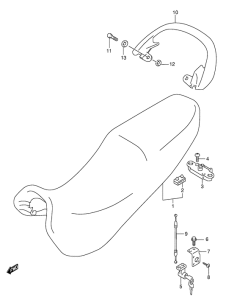GSX600 Пружина