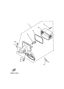 GT80 Габаритный задний фонарь