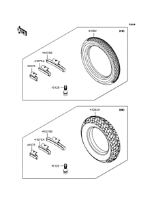 EX250 Колеса,покрышки