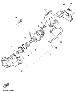 PW50 Масляный насос