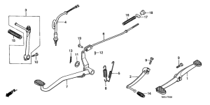 Z50J Brake pedal assy