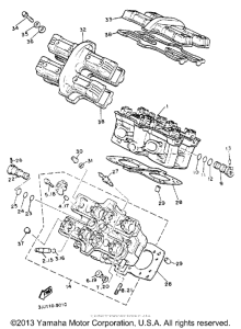 XVZ13DD Головка цилиндров