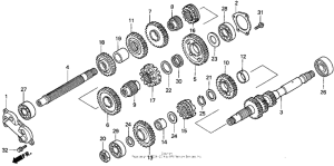 GL1500A Transmission 97-98