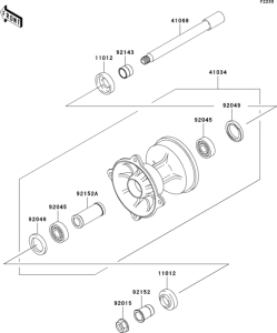  Переднее колесо