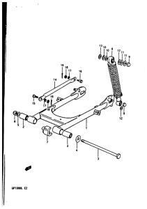 GP100 Маятник задний