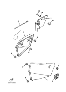 SR125 ｻｲﾄﾞｶﾊﾞｰ