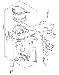 GSX1300R Воздухоочиститель