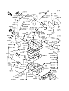ZX400 Воздушный фильтр