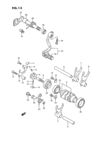 RMX250 Переключение передач