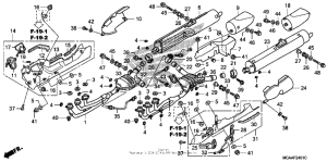 GL1800 (ABS) Глушитель
