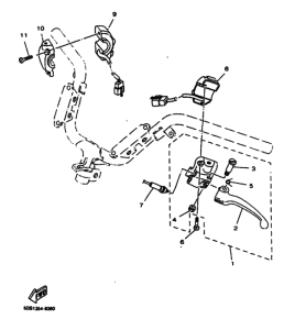 YP125E Interruptor  manillar&palanc