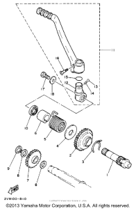 YZ250U Стартер