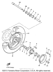 XVZ13DD Переднее колесо