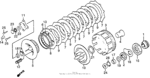 XL350R Сцепление