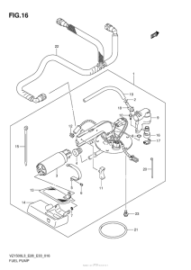 VZ1500 Топливный насос