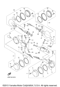XVS11TC-F Поворотники