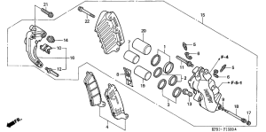 NSS250 Передний суппорт
