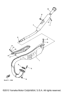 RT100M Выхлопная система