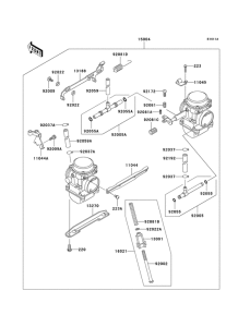 EX500 Carburetor assy